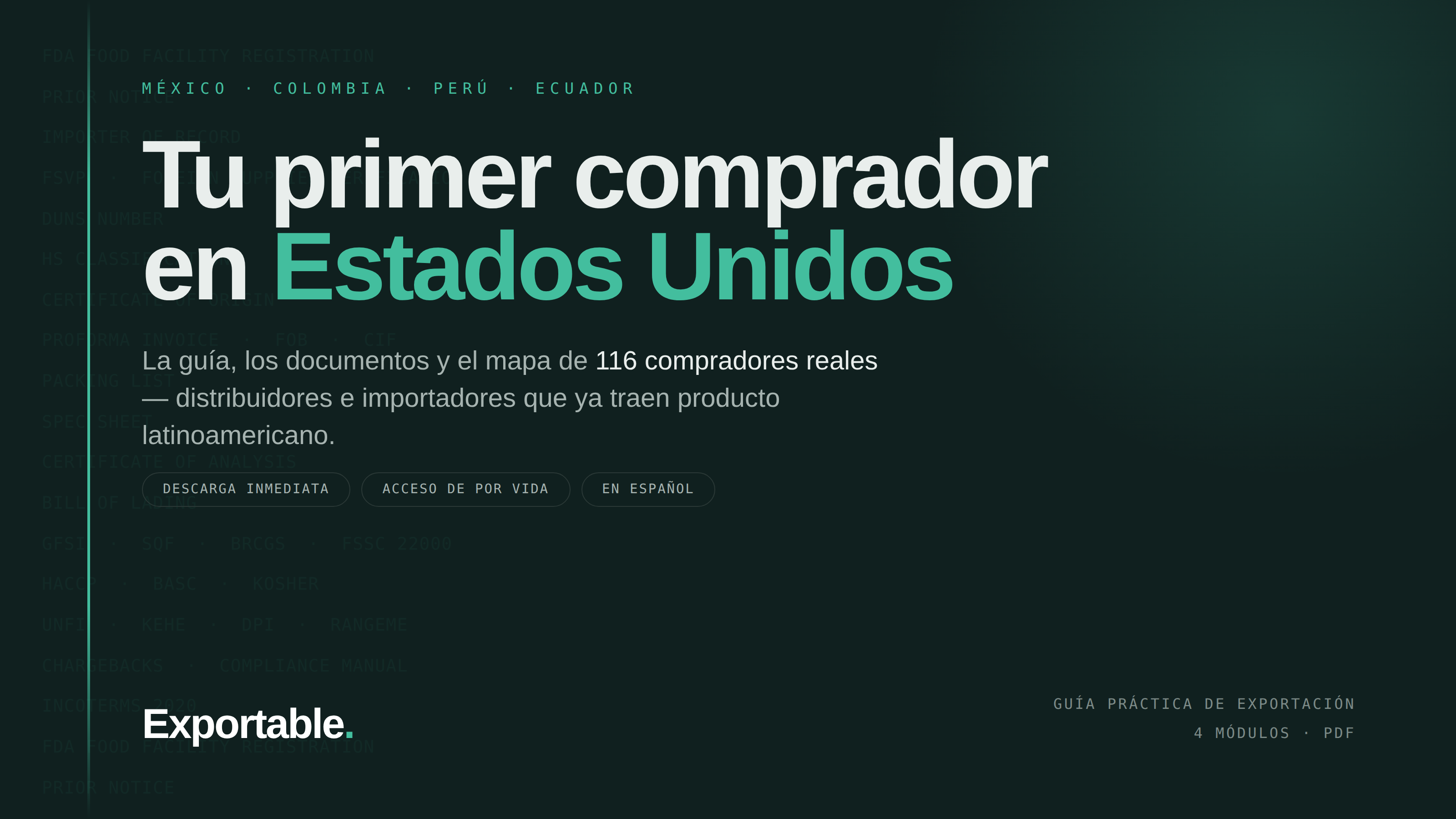 Exportable — Cómo conseguir tu primer comprador en Estados Unidos