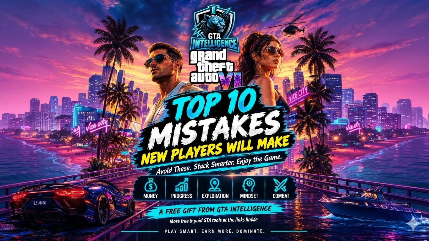 GTA 6 TOP 10 MISTAKES — FREE GUIDE
