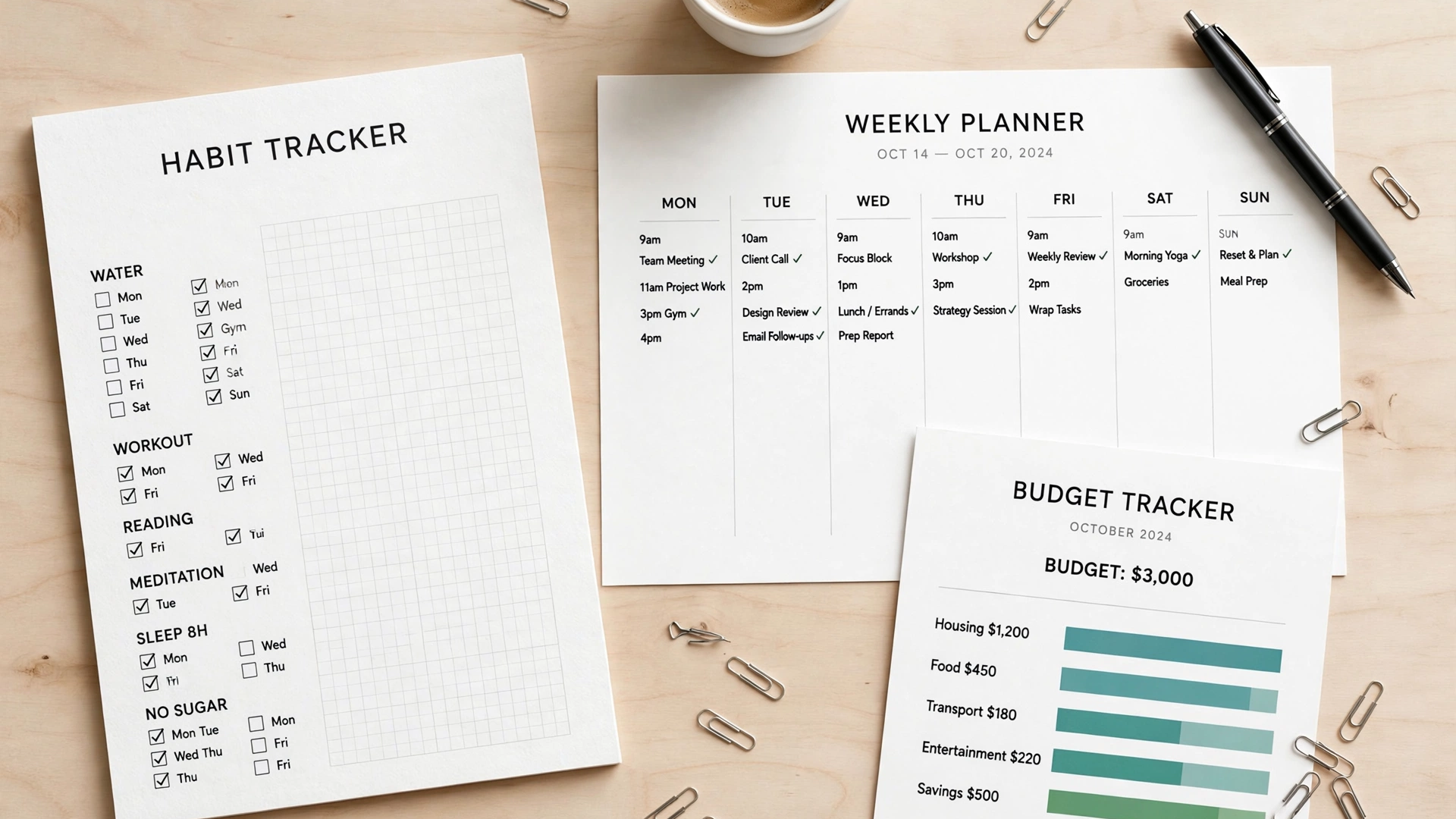 Trackly Pro - Planners That Actually Get Used