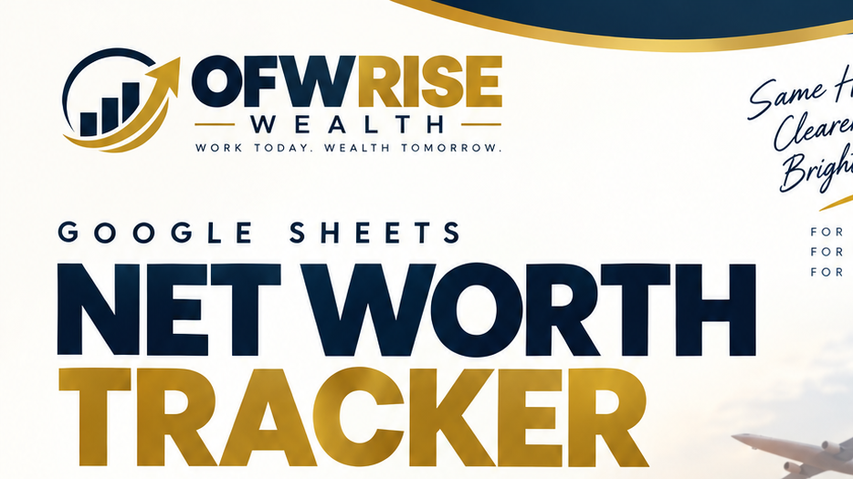 Google Sheets Net Worth Tracker for OFW