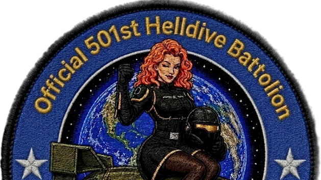 3" Sew-On Battalion Blue Patch
