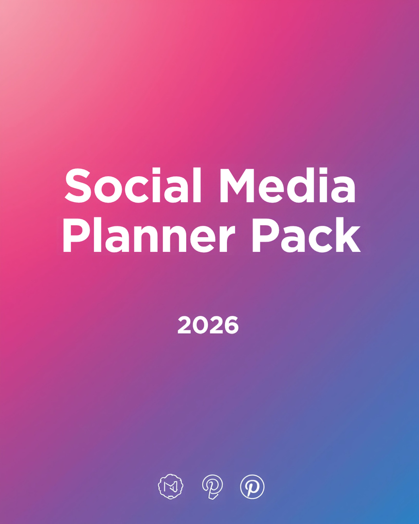 Social Media Planner Pack 2026