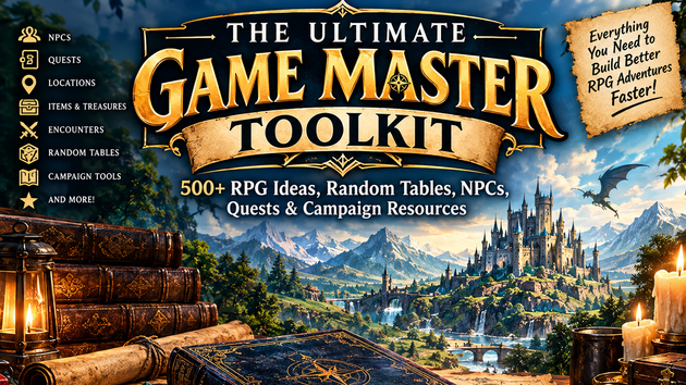 THE ULTIMATE GAME MASTER TOOLKIT  Build adventures faster, create memorable NPCs