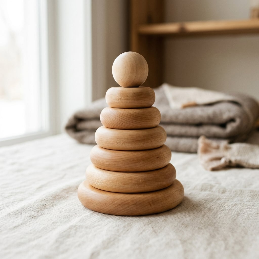 Maple Stacking Rings