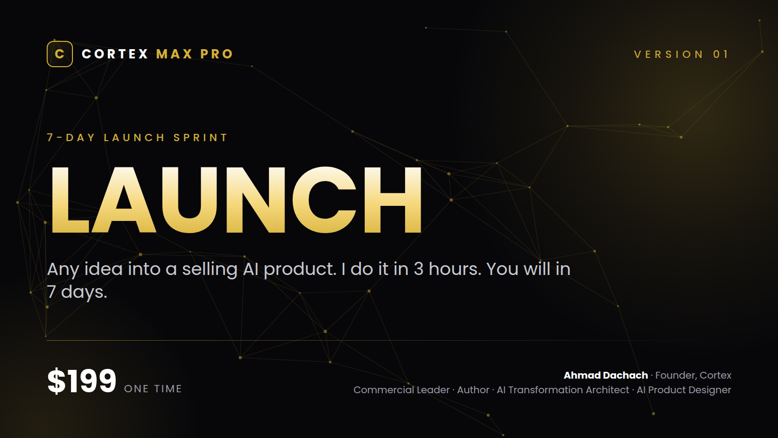 Cortex Max Pro Launch
