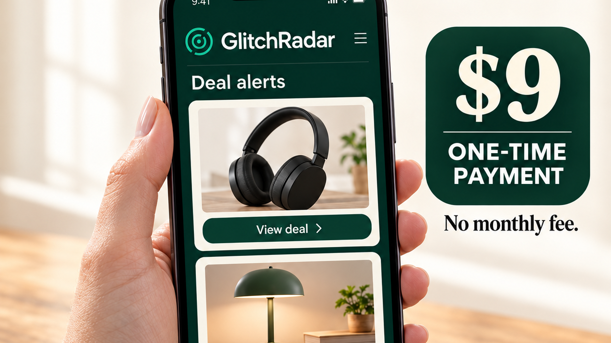 Price Glitch Alerts & Deal Finder | GlitchRadar