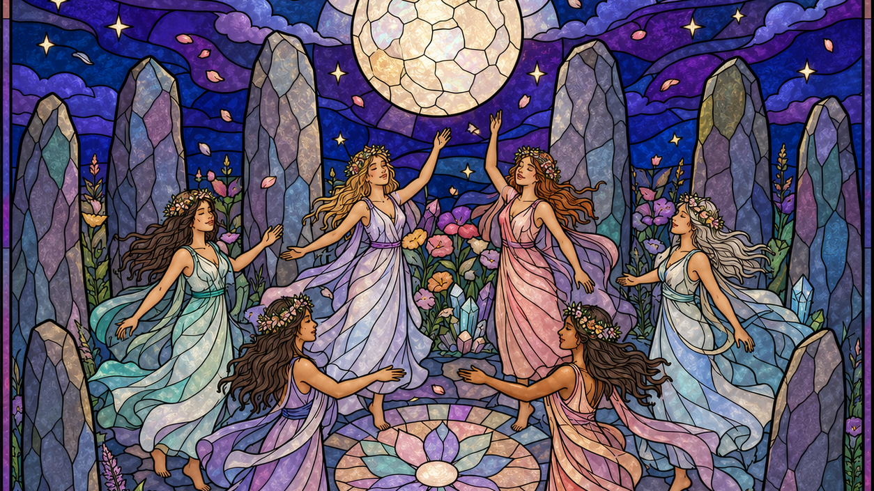 STAINED GLASS WITCHCRAFT