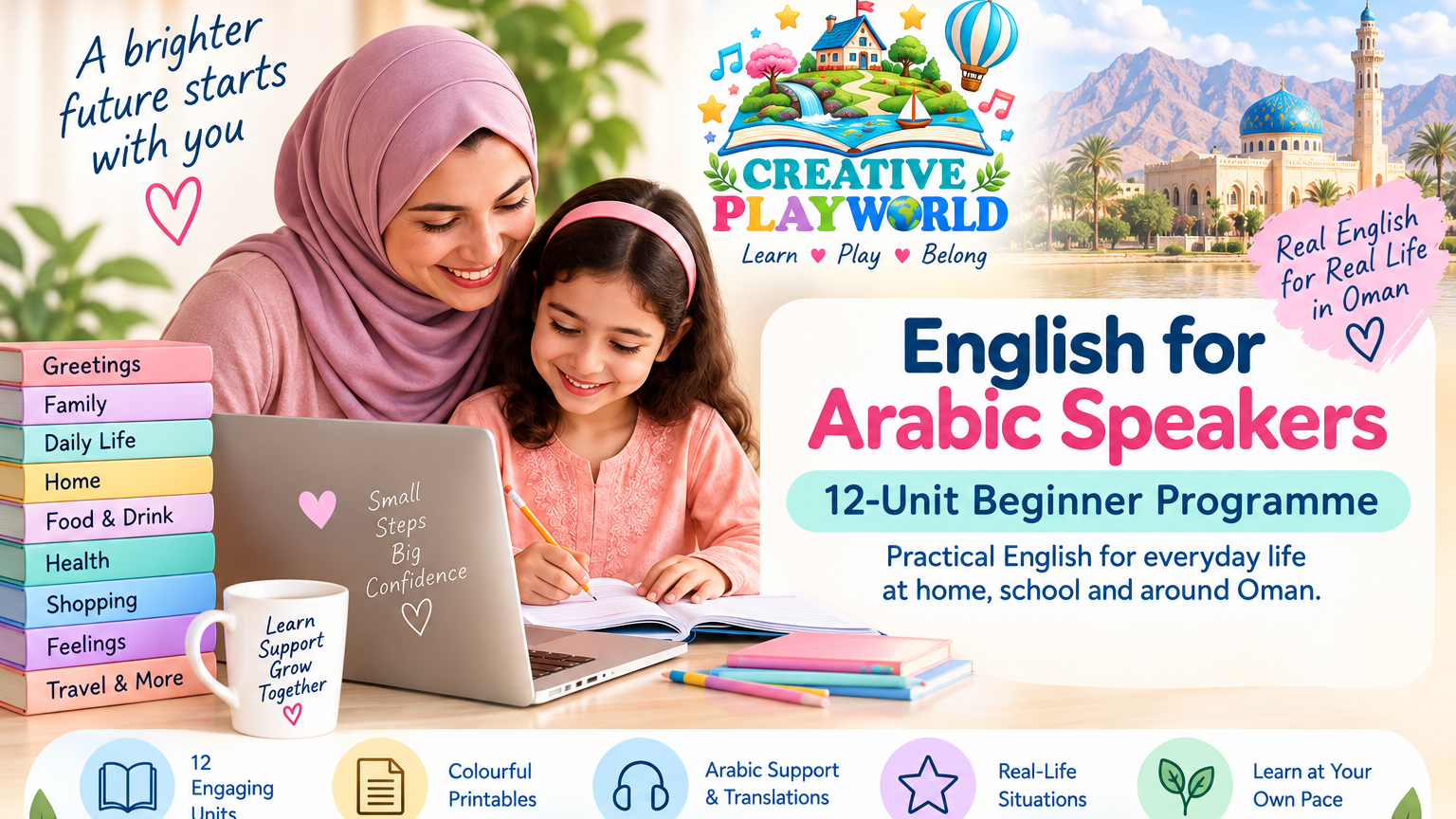 Everyday English for Lovers of Oman. A 12-Unit Beginner English Programme 