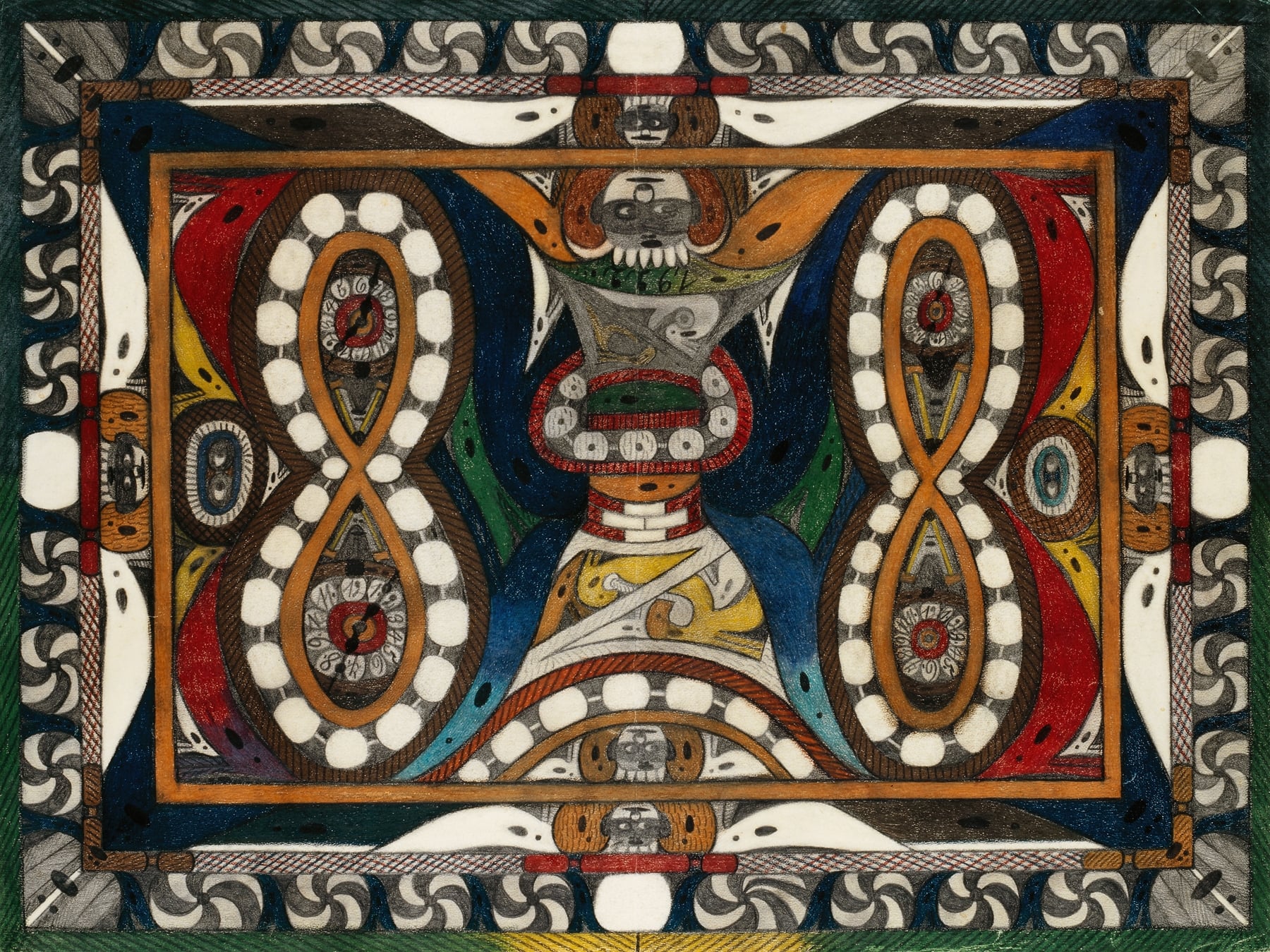 Farbstudien, 10 Blätter VIII (1923) Karl Wiener