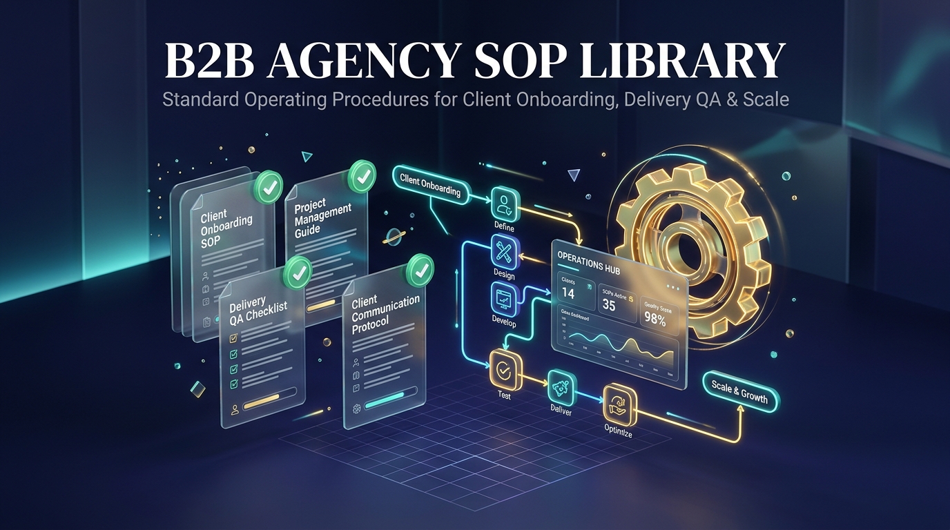 The B2B Agency Standard Operating Procedure (SOP) Library
