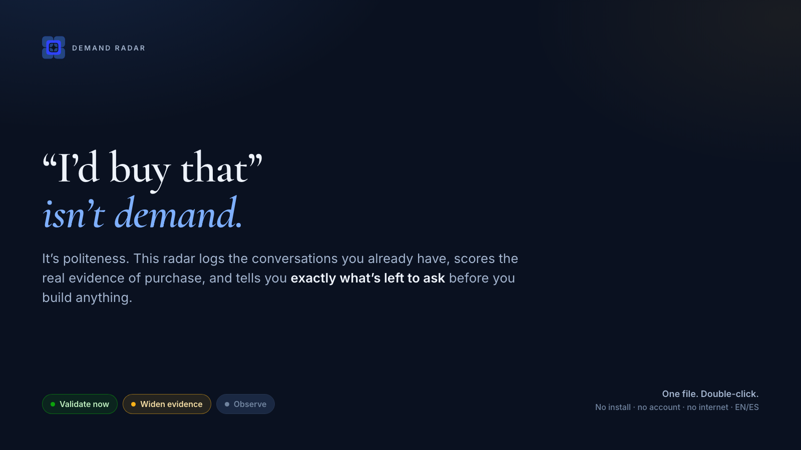 Demand Radar