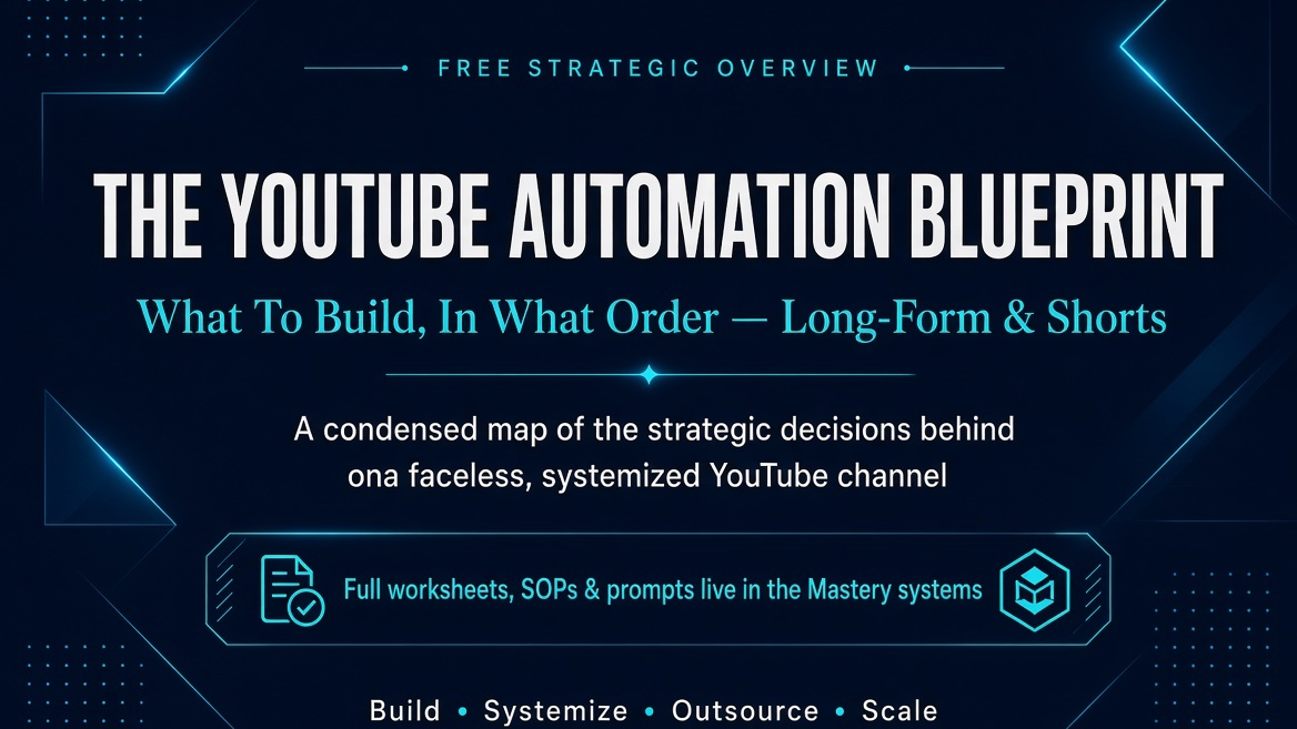 YouTube Automation Free Blueprint