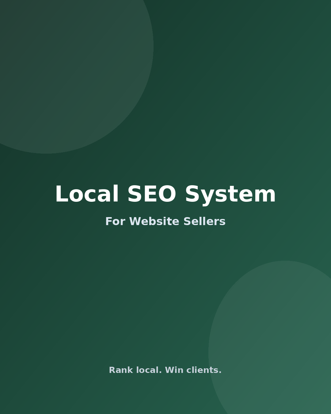 Local SEO System for Website Sellers
