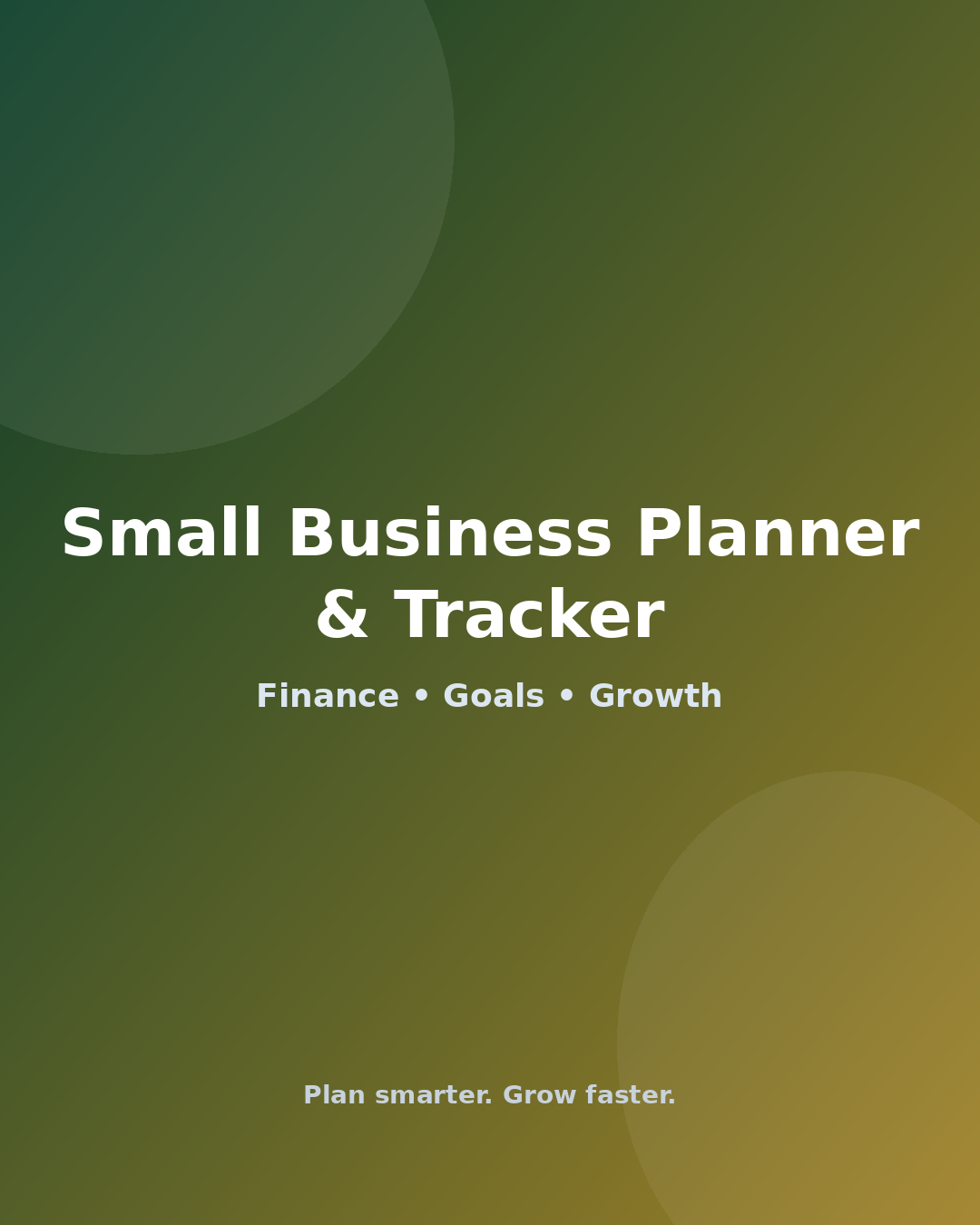 Small Business Planner & Finance Tracker Bundle