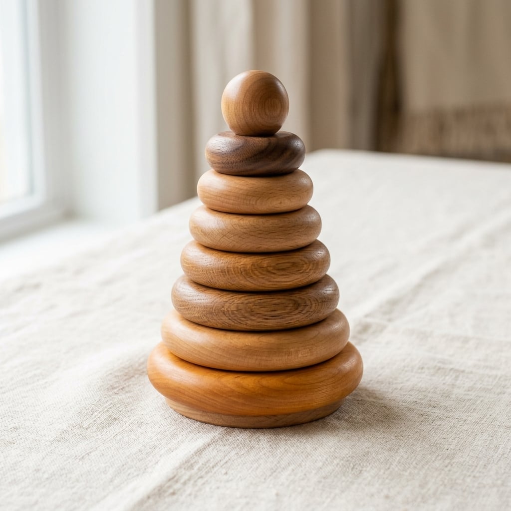 Wooden Stacking Rings