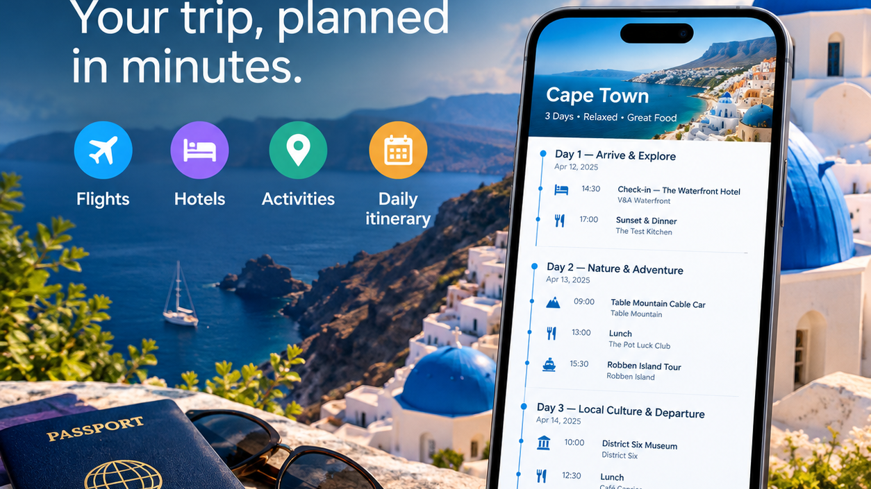 Itinerate Smart Travel Itinerary Engine