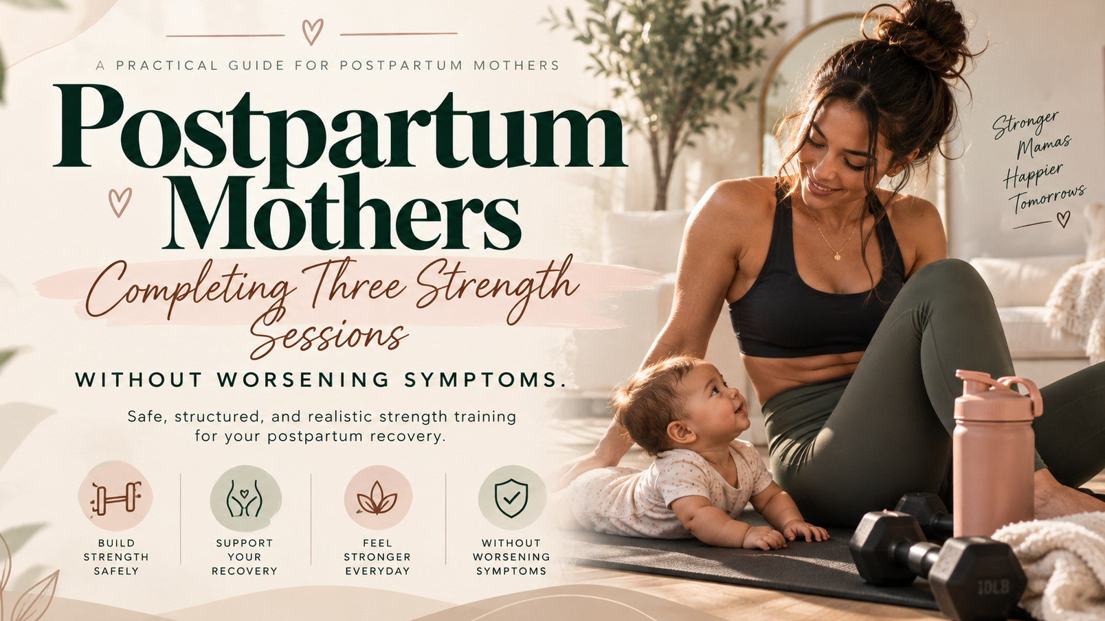 Postpartum Mothers Completing Three Strength Sessions Without Worsening Symptoms