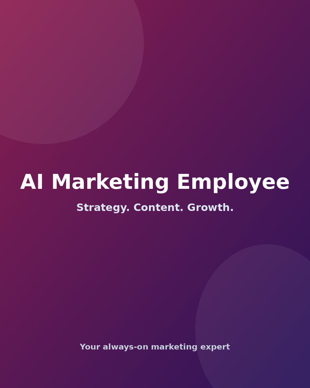 AI Marketing Employee