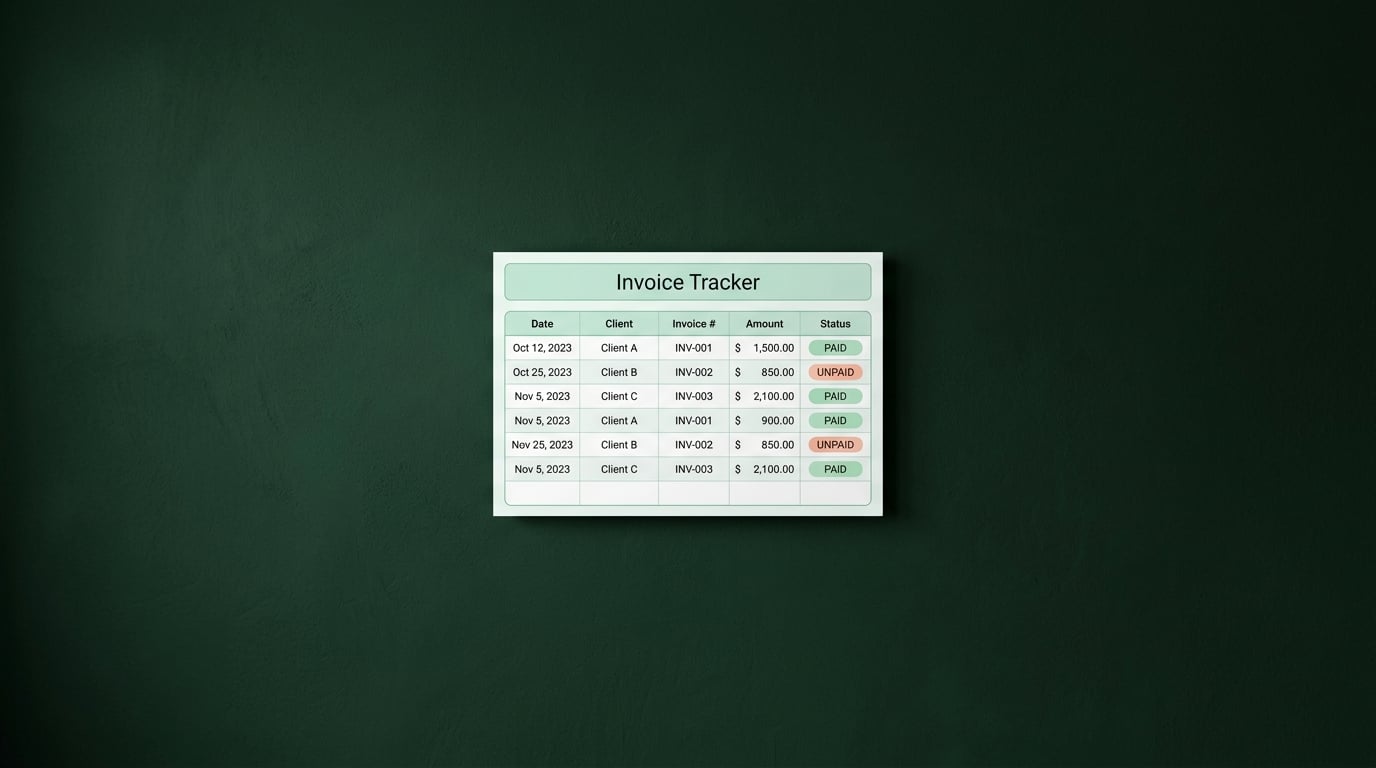 Freelance Invoice Tracker