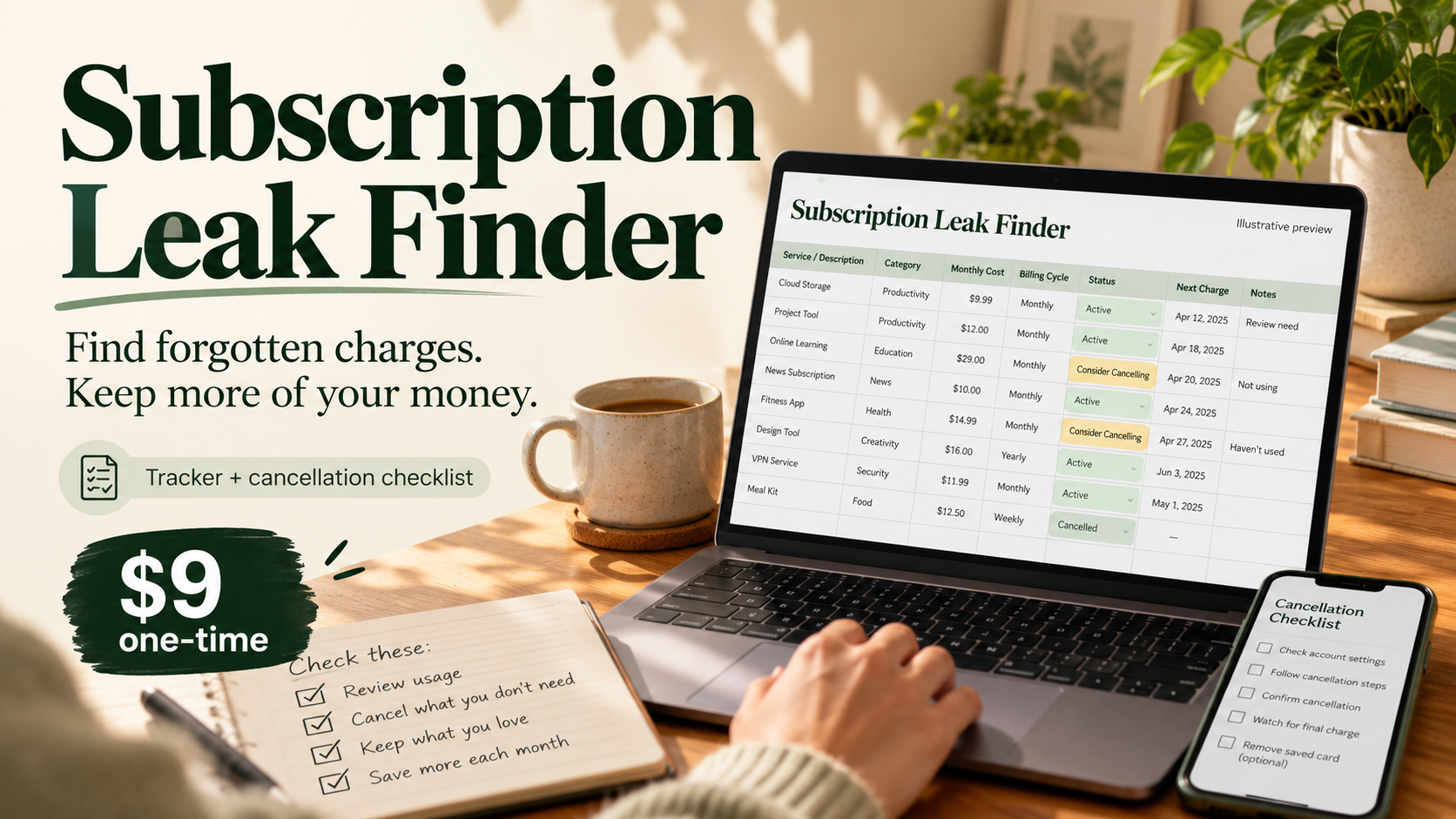Subscription Leak Finder
