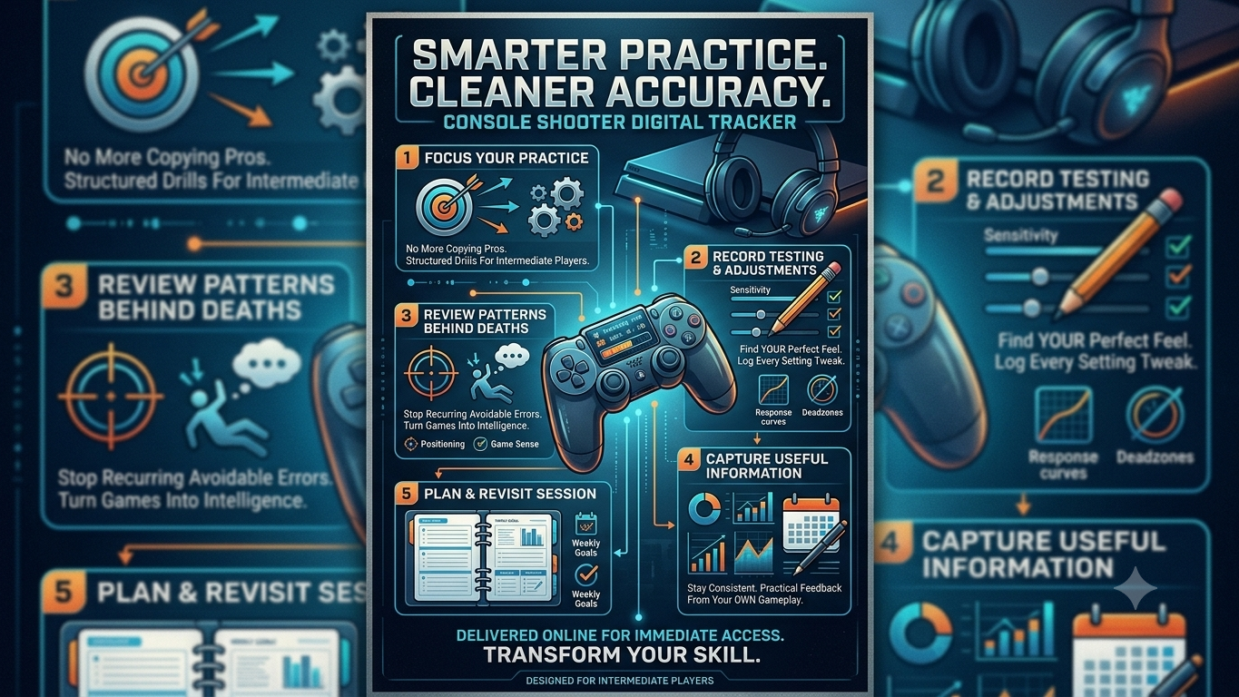 Console Shooter Accuracy Practice Tracker