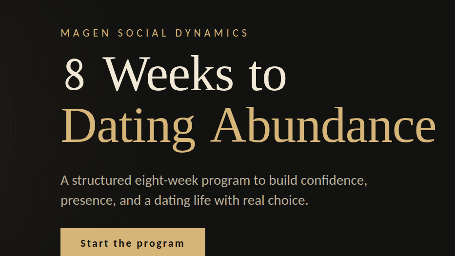 8 weeks to dating abundance 