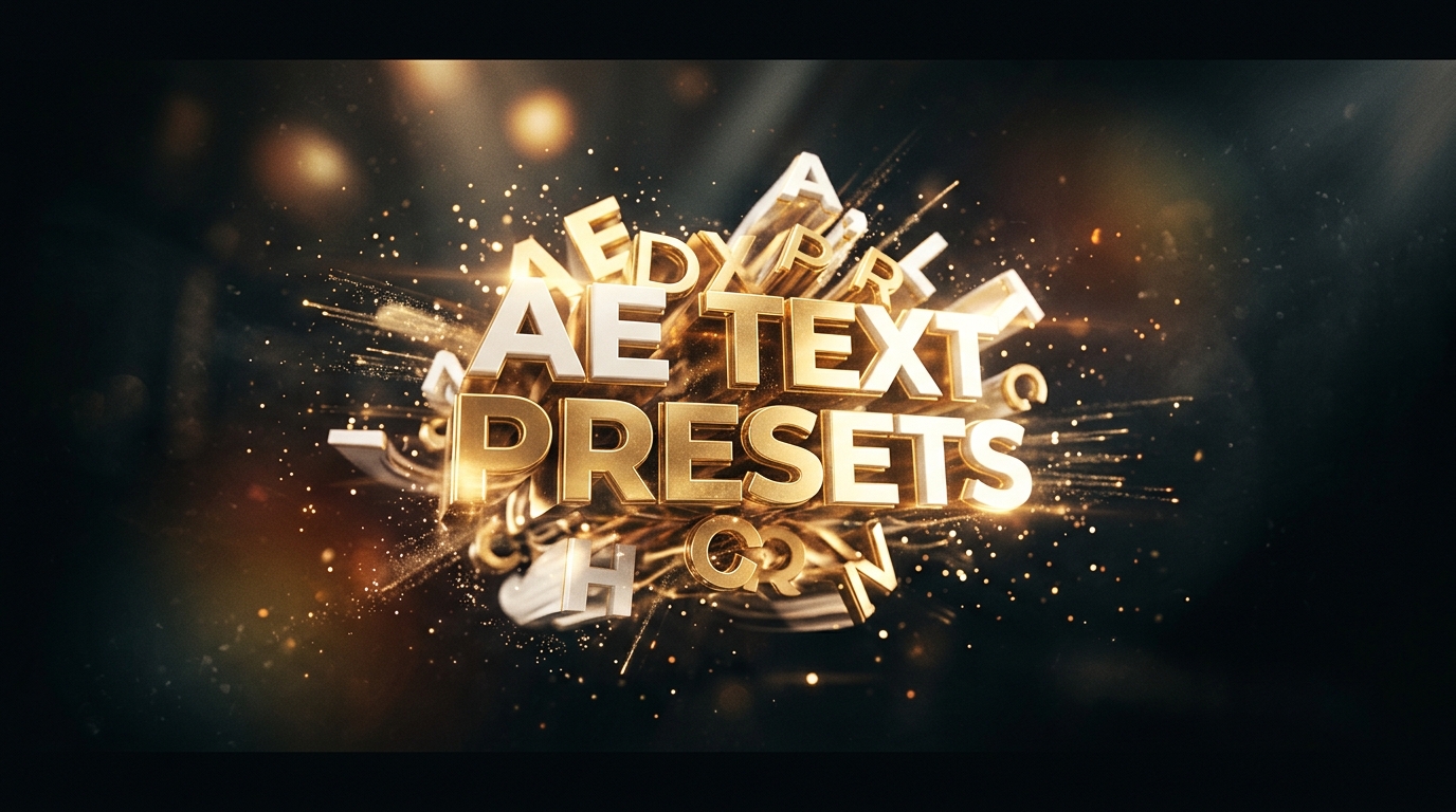 10K Text Presets for After Effects Collection