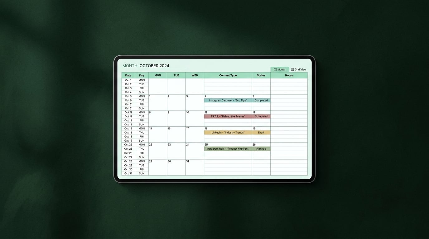 Content and Social Planner