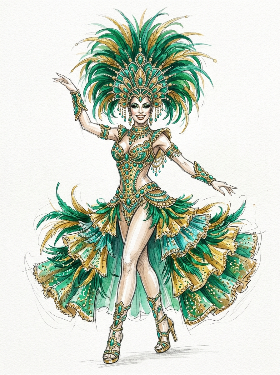 Fantasia de Carnaval personalizada