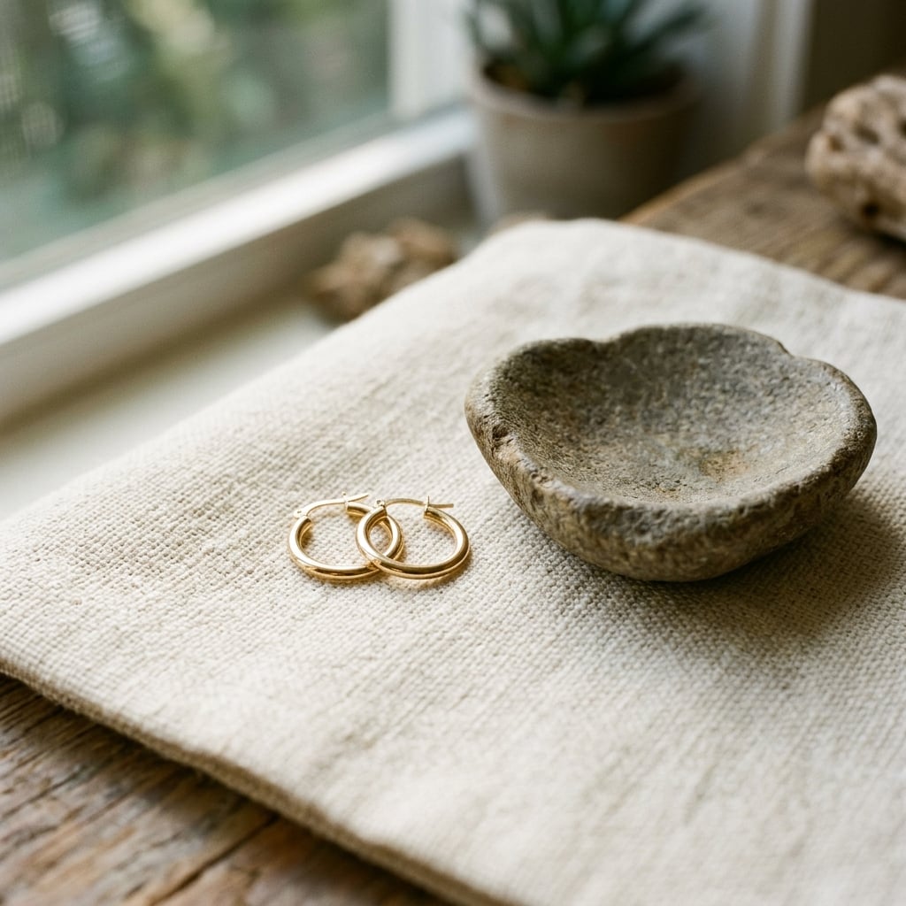 Gold Hoop Earrings