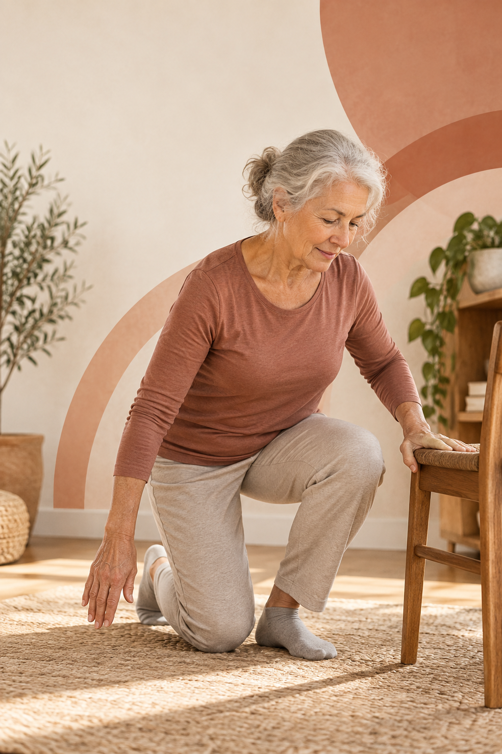 Squats and Floor Moves Without Fear: A Chair-to-Floor Guide for Adults Over 50