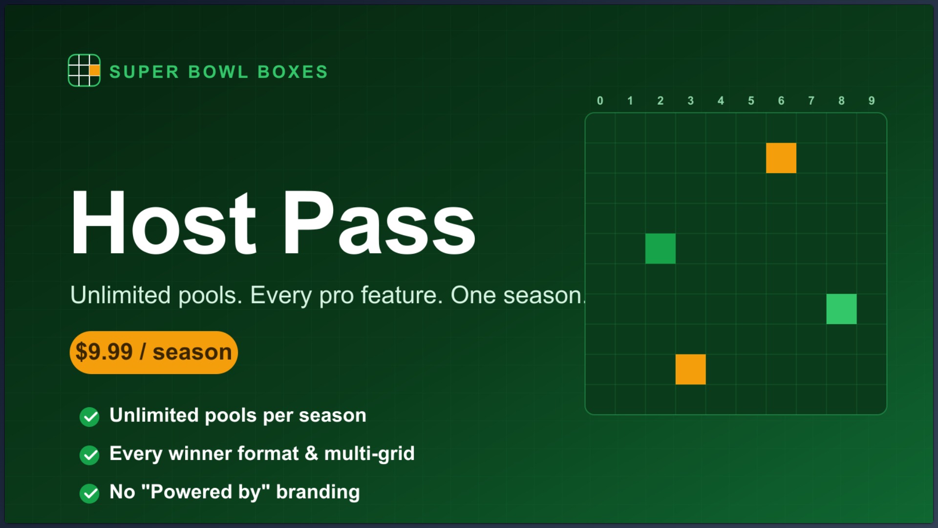 Super Bowl Boxes Host Pass