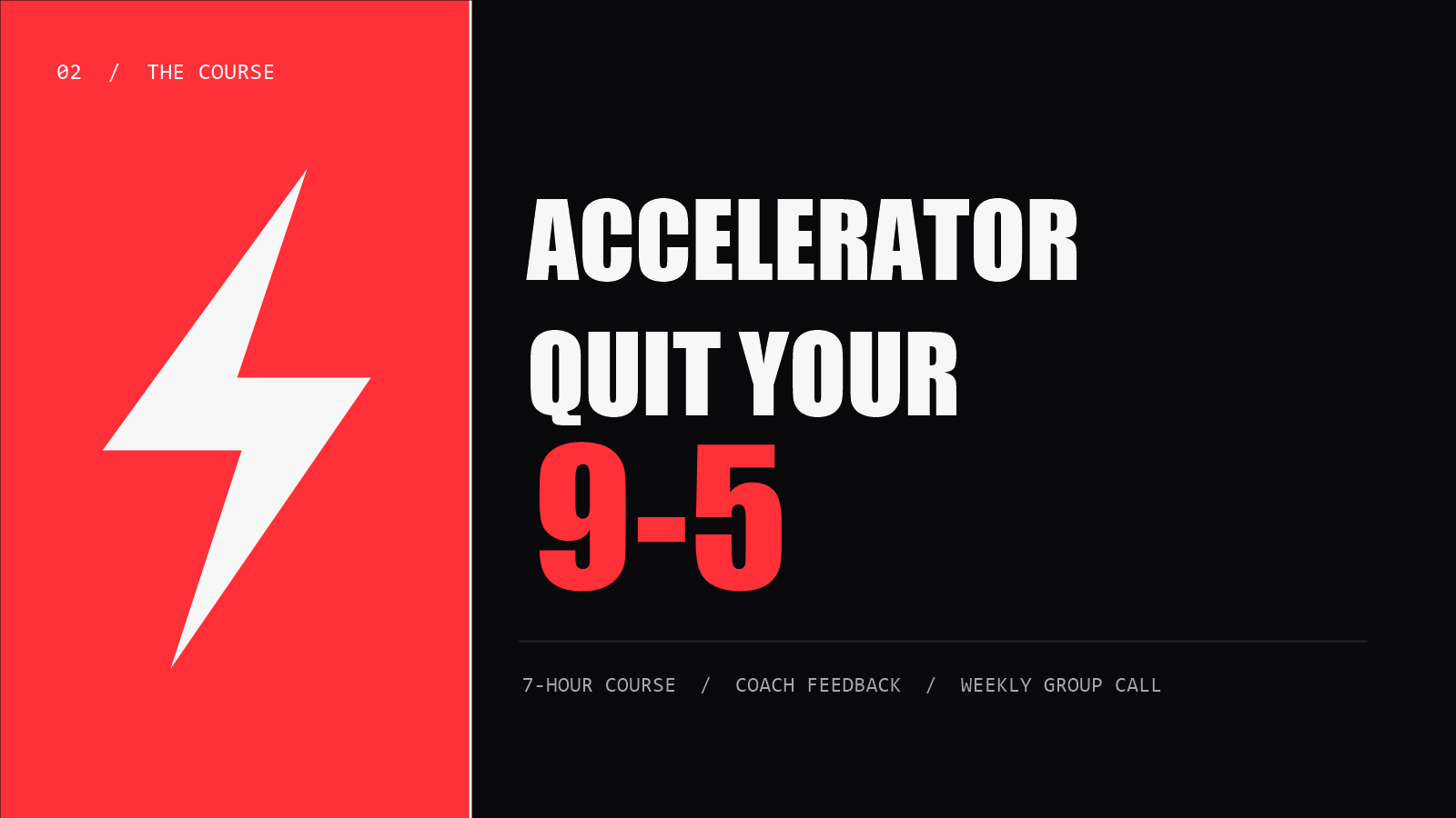 YouTube Accelerator Course | Quit Your 9-5