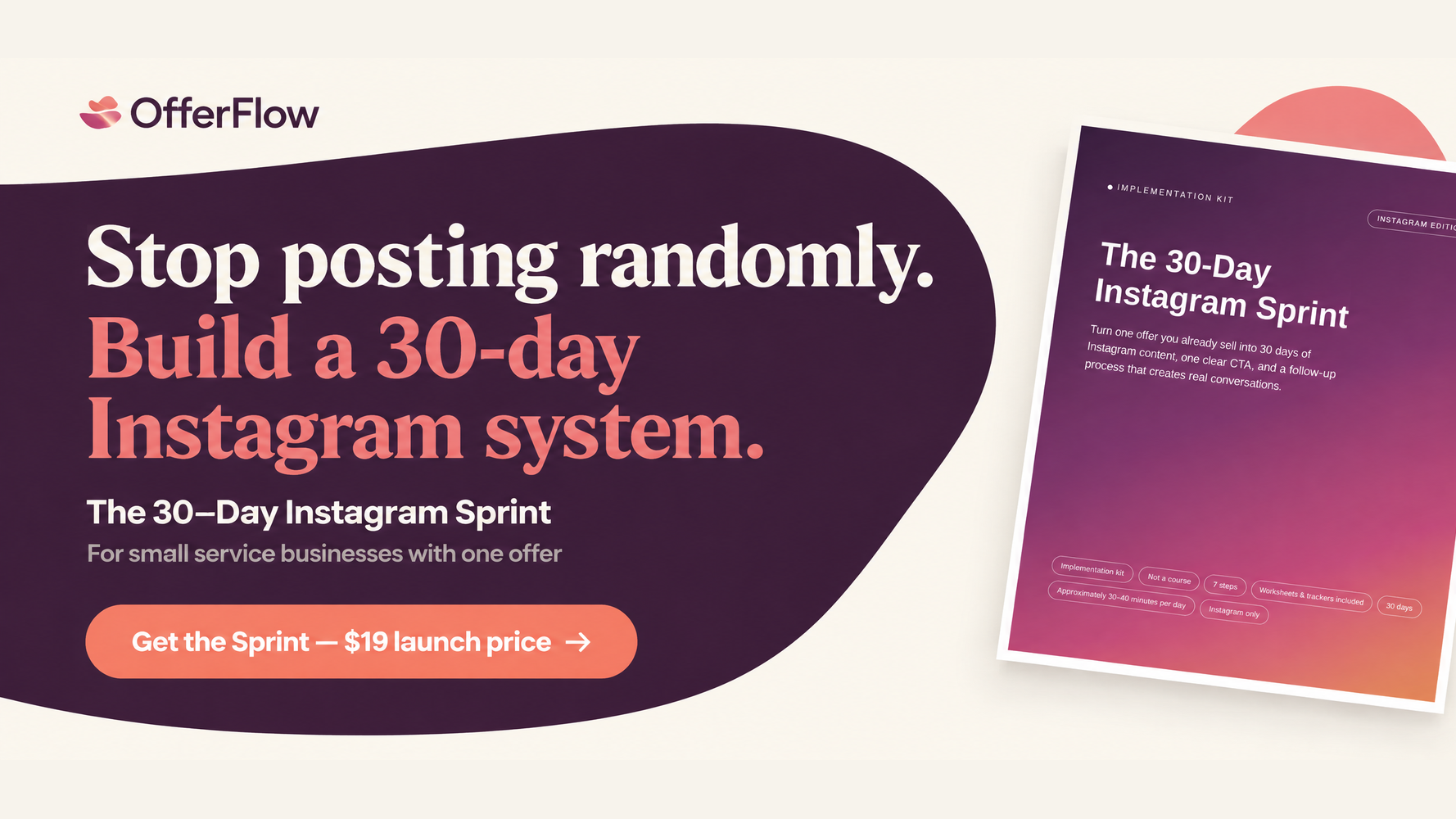 The 30-Day Instagram Sprint