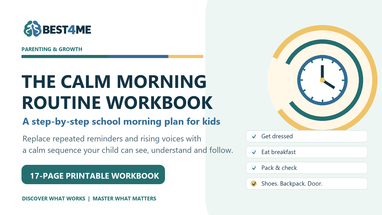 The Calm Morning Routine Workbook