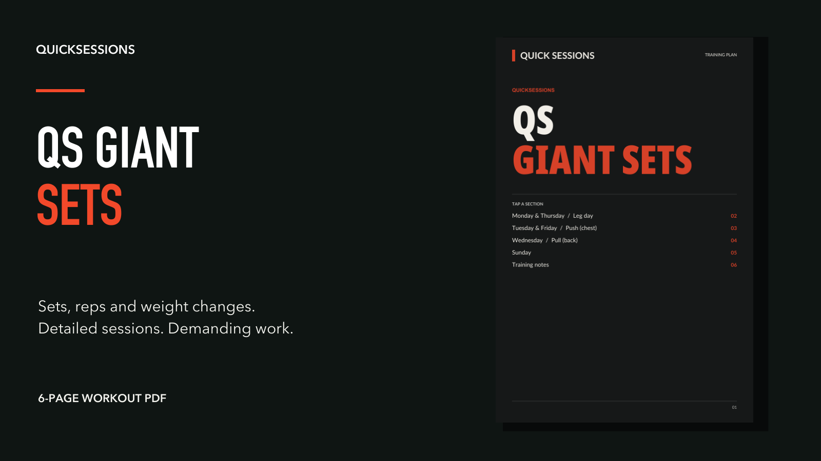 QS Giant Sets