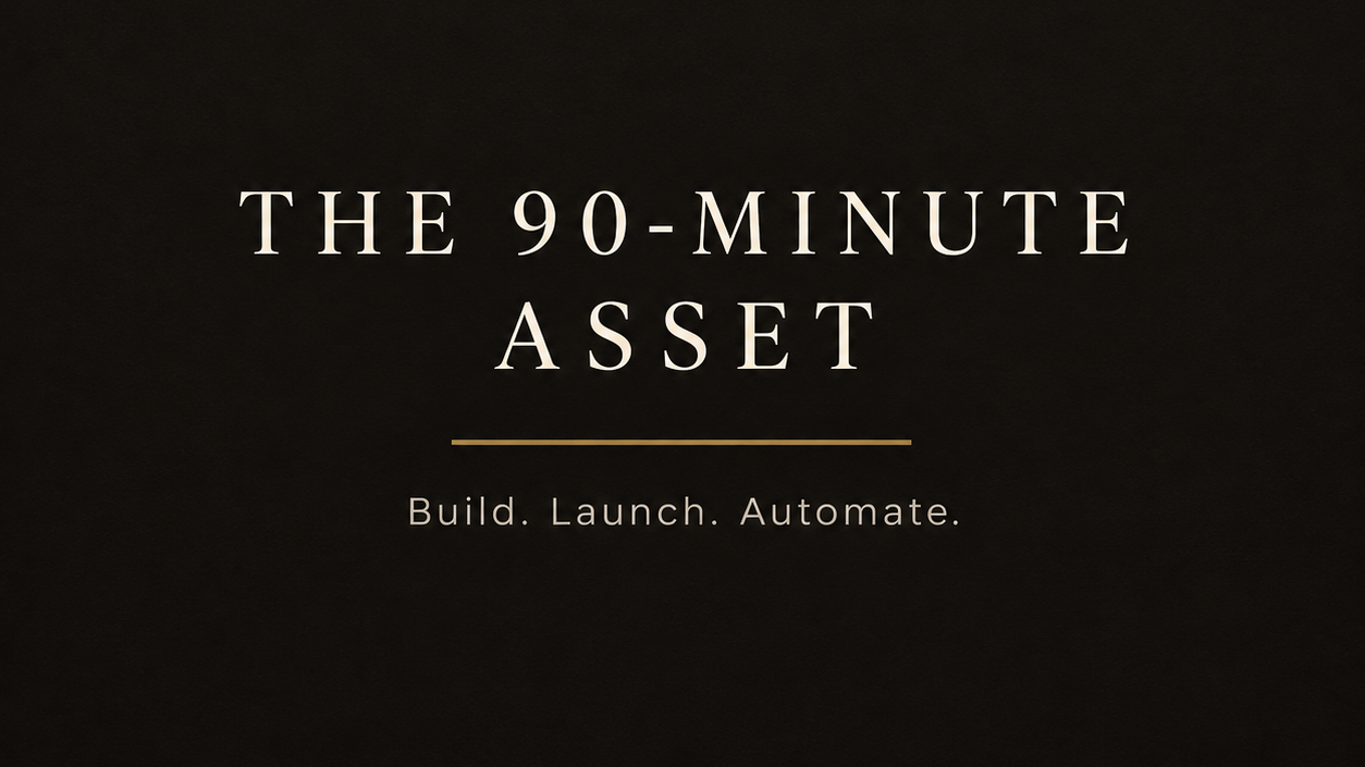 THE 90-MINUTE ASSET