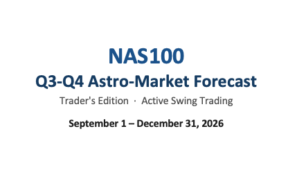  NAS100 - Q4  Astro Market Report 