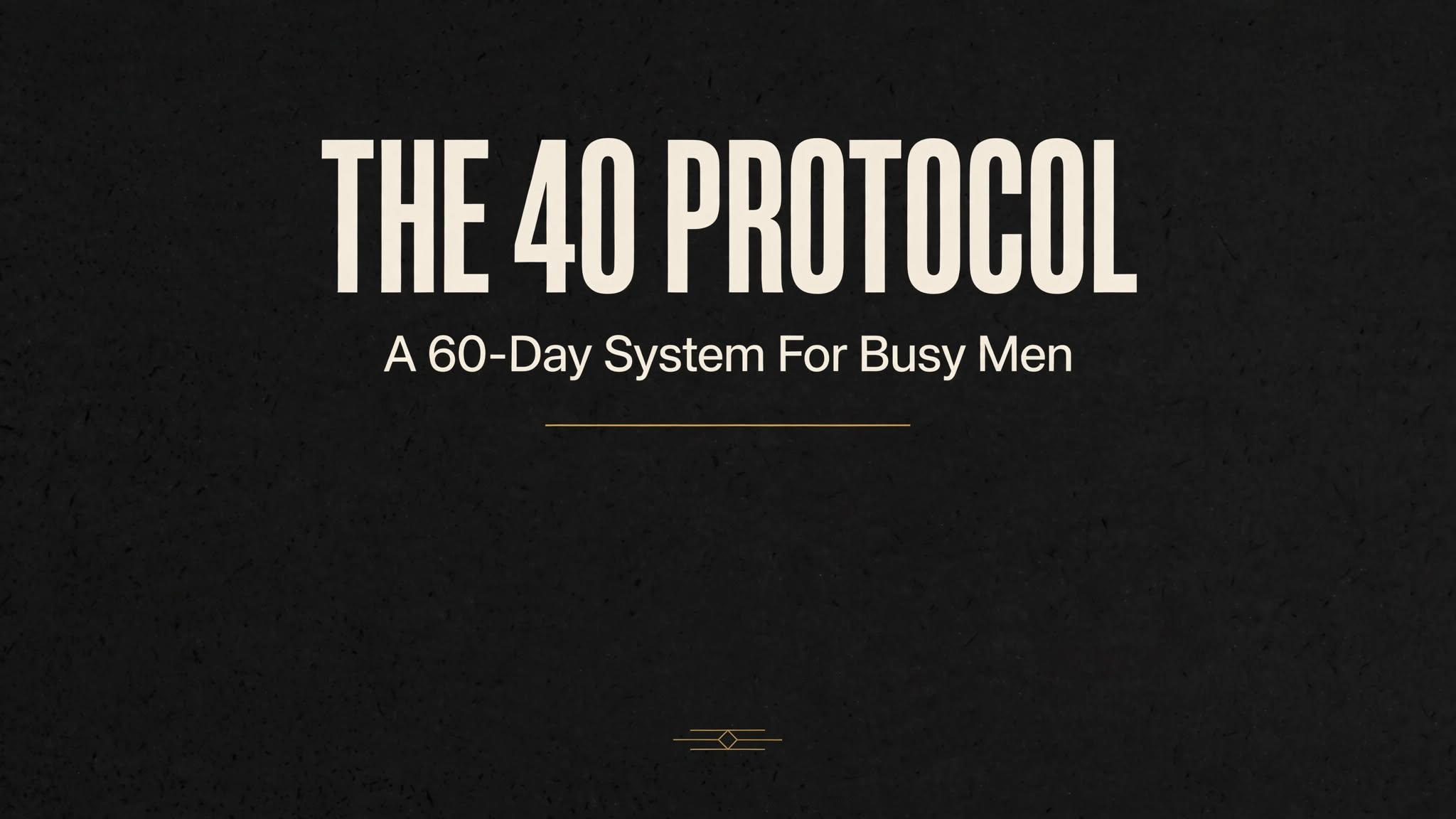 The 40 Protocol Foundations