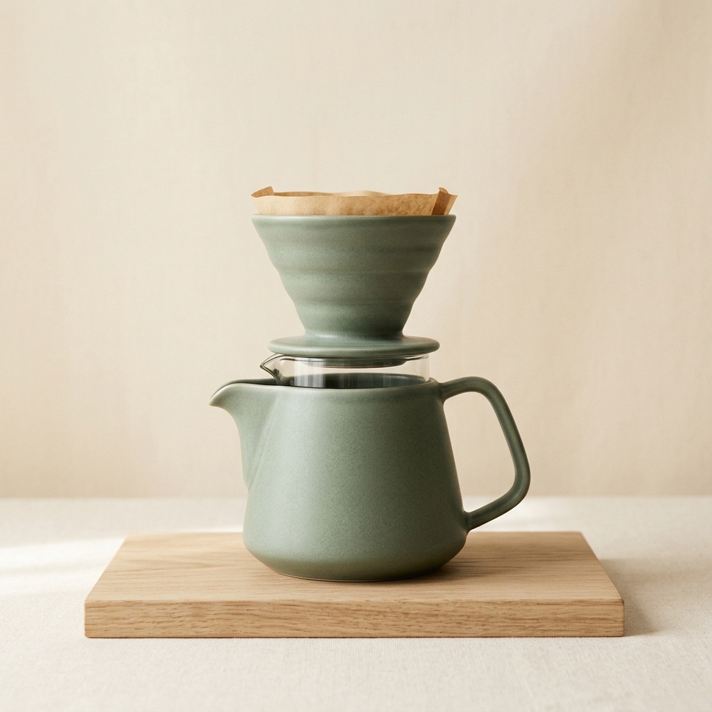 Stoneware Pour-Over Carafe