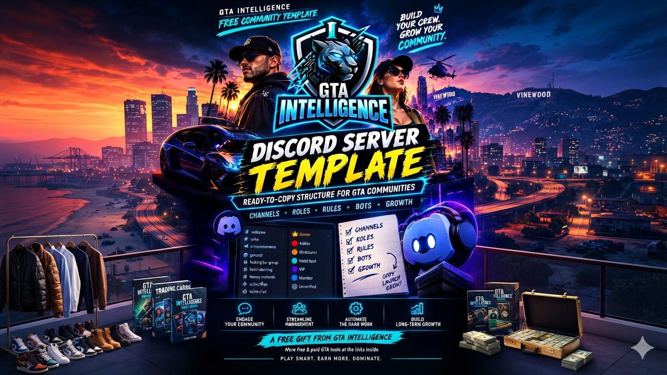 FREE GTA Intelligence Discord Server Template