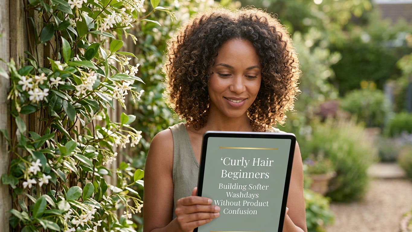 Curly Hair Beginners Building Softer Washdays Without Product Confusion