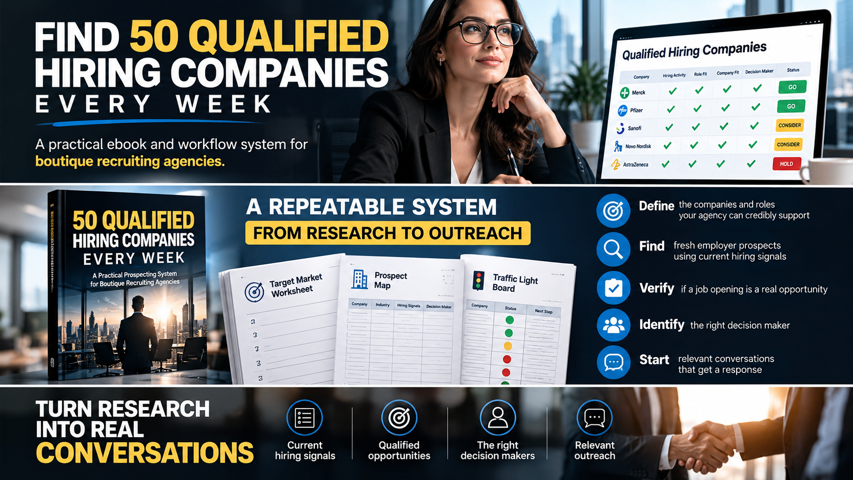 Boutique Recruiters Finding 50 Hiring Companies Without Stale Lists