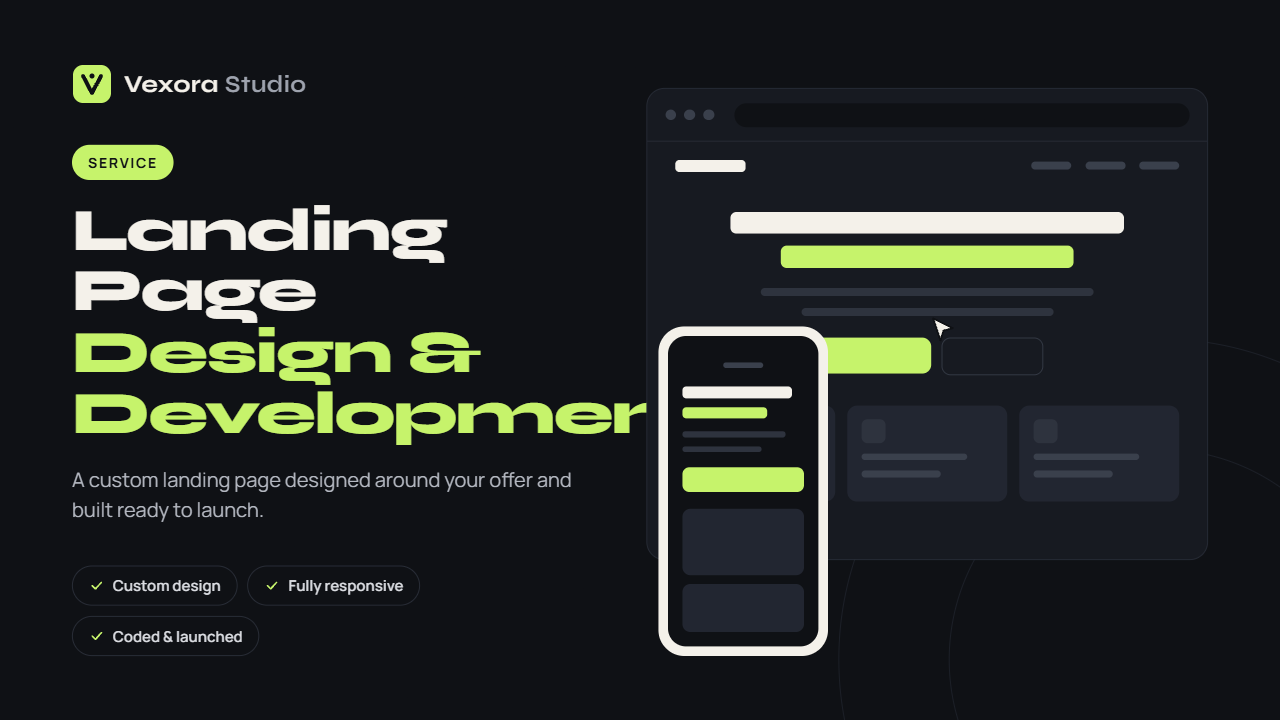 Landing Page Design & Development