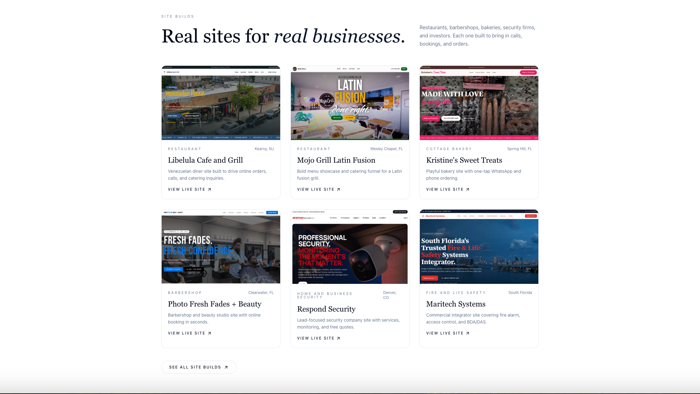 Website Builds