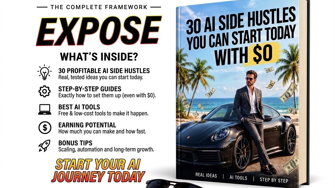 30 AI Side Hustles Start Today