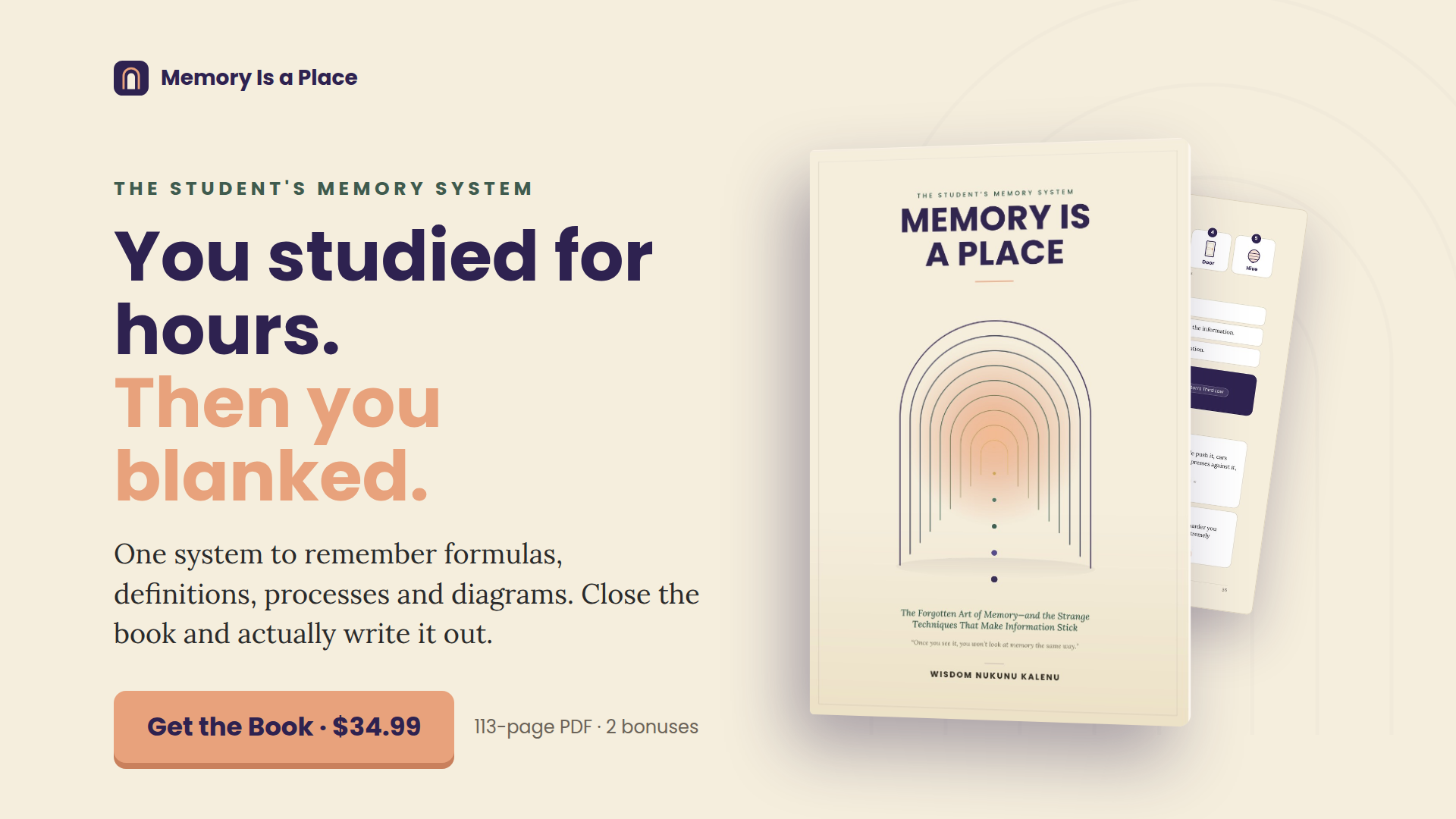 Memory Is a Place: The Student's Memory System