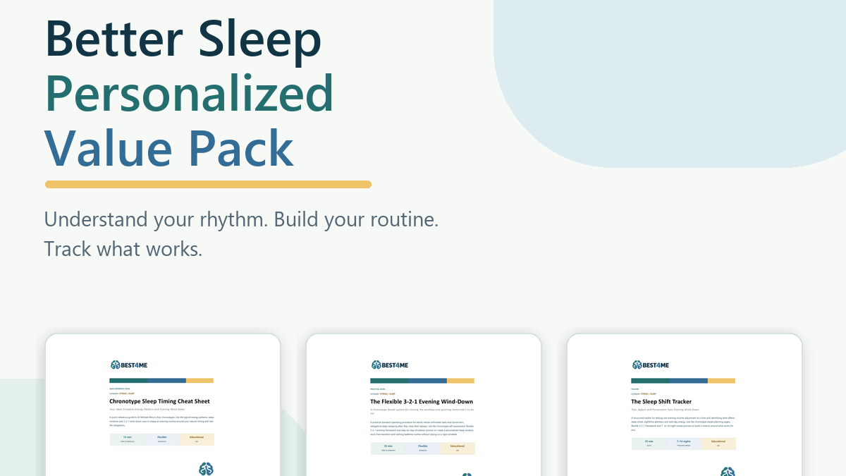 Better Sleep Personalized Value Pack