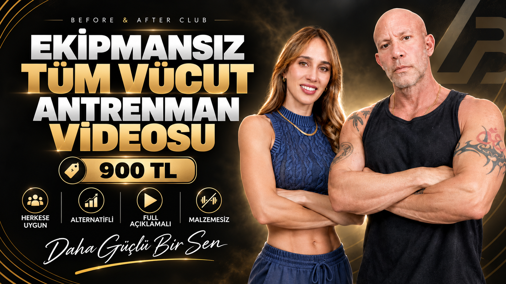 Ekipmansız Tüm Vücut Antrenman Videosu