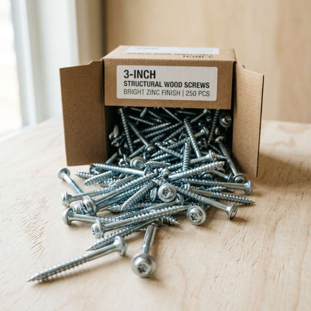 3" Structural Wood Screws, 500-count